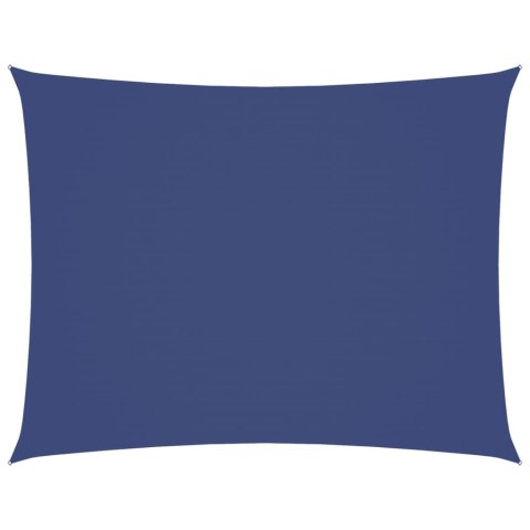 PROSTOKĄTNY ŻAGIEL PRZECIWSŁONECZNY WODOODPORNY OGRODOWY MARKIZA TARAS 4X5M NIEBIESKI