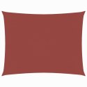PROSTOKĄTNY ŻAGIEL PRZECIWSŁONECZNY WODOODPORNY OGRODOWY MARKIZA TARAS 4X5M TERAKOTA