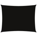 PROSTOKĄTNY ŻAGIEL PRZECIWSŁONECZNY WODOODPORNY OGRODOWY MARKIZA TARAS 5X7M CZARNY