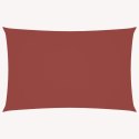 PROSTOKĄTNY ŻAGIEL PRZECIWSŁONECZNY WODOODPORNY OGRODOWY MARKIZA TARAS 6X8M TERAKOTA