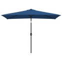 PARASOL OGRODOWY NA METALOWYM SŁUPKU 300X200CM LAZUROWY