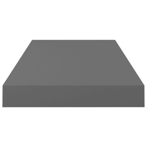 PÓŁKA ŚCIENPOŁYSK SZARA 50X23X3,8CM