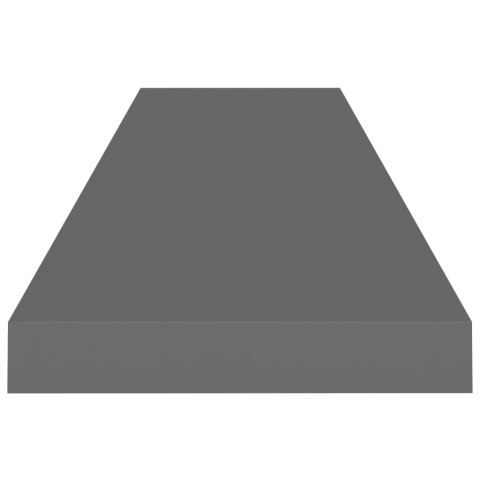 PÓŁKA ŚCIENPOŁYSK SZARE 90X235X38CM