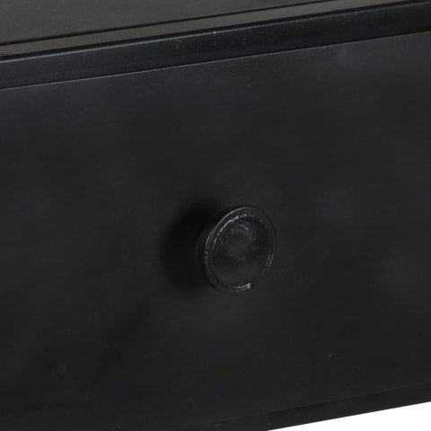 REGAŁ NA KSIĄŻKI 60X35X180CM SUROWE DREWNO MANGO I ŻELAZO