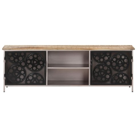 SZAFKA POD TV 120X30X40CM SUROWE DREWNO MANGO
