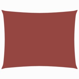 ŻAGIEL PRZECIWSŁONECZNY WODOODPORNY OGRODOWY MARKIZA TARAS PROSTOKĄT 3,5X4,5M TERAKOTA