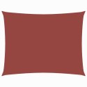 PROSTOKĄTNY ŻAGIEL PRZECIWSŁONECZNY WODOODPORNY OGRODOWY MARKIZA TARAS 2,5X4,5M TERAKOTA
