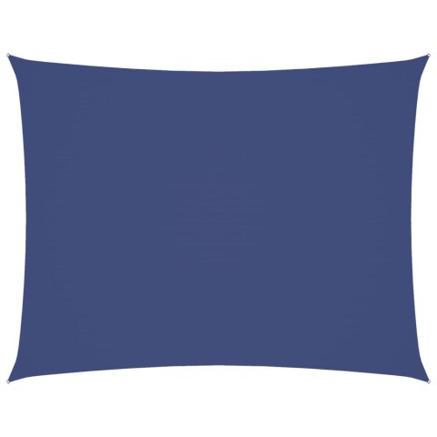 PROSTOKĄTNY ŻAGIEL PRZECIWSŁONECZNY WODOODPORNY OGRODOWY MARKIZA TARAS 2,5X4M NIEBIESKI