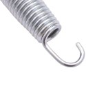 SPRĘŻYNY DO TRAMPOLINY 10 SZTUK WYTRZYMAŁE 200N 137MM