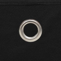 PUDEŁKA Z WŁÓKNINY 4SZT 28X28X28CM CZARNE