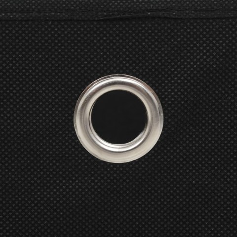 PUDEŁKA Z WŁÓKNINY 4SZT 28X28X28CM CZARNE