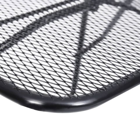 STOLIK BALKONOWY CZARNY 60X40CM STALOWY