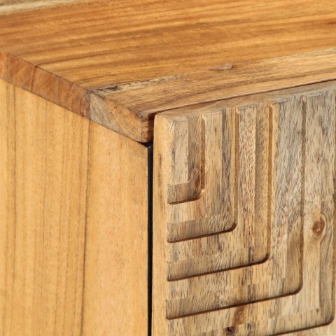 SZAFKA RTV 105X33,5X46CM LITE DREWNO AKACJOWE