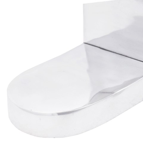 PODPÓRKI DO KSIĄŻEK 2 SZT. SREBRNE 17X15X27CM ALUMINIUM BULL