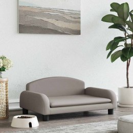 LEGOWISKO DLA PSA TAUPE 70X45X30CM TKANINA