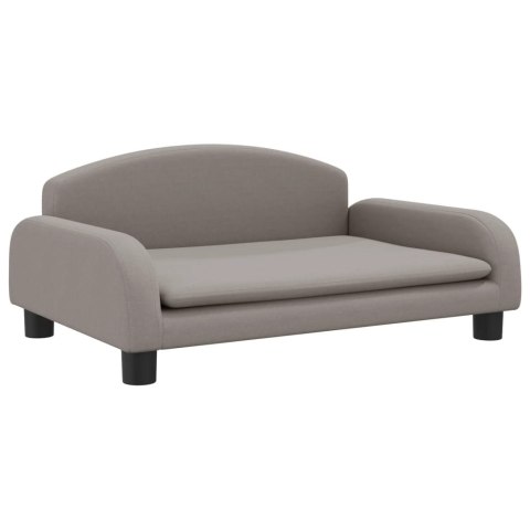 SOFA DLA DZIECI KOLOR TAUPE 70X45X30CM OBITA TKANINĄ