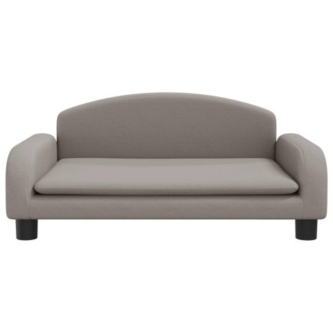 SOFA DLA DZIECI KOLOR TAUPE 70X45X30CM OBITA TKANINĄ