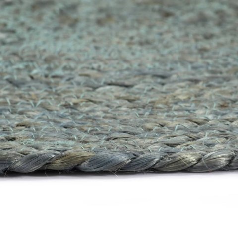 MATY NA STÓŁ 4 SZT. GŁADKIE OLIWKOWE 38CM OKRĄGŁE JUTA