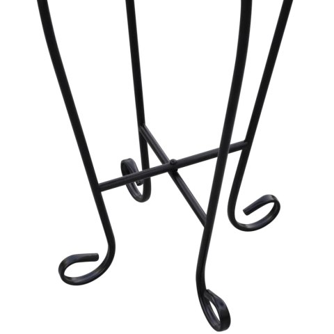 MOZAIKOWY STOLIK BOCZNY CZARNO-BIAŁY