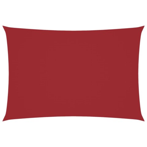ŻAGIEL PRZECIWSŁONECZNY OGRODOWY WODOODPORNY MARKIZA TARAS 2,5X4,5 M CZERWONY