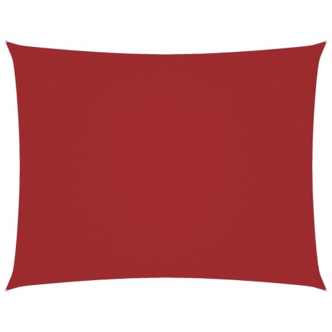 ŻAGIEL PRZECIWSŁONECZNY WODOODPORNY OGRODOWY MARKIZA TARAS 3,5X5M CZERWONY