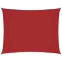 ŻAGIEL PRZECIWSŁONECZNY WODOODPORNY OGRODOWY MARKIZA TARAS 4X6M CZERWONY