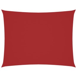 ŻAGIEL PRZECIWSŁONECZNY WODOODPORNY OGRODOWY MARKIZA TARAS 4X6M CZERWONY