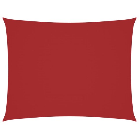 ŻAGIEL PRZECIWSŁONECZNY WODOODPORNY OGRODOWY MARKIZA TARAS 4X6M CZERWONY