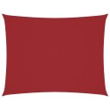 ŻAGIEL PRZECIWSŁONECZNY OGRODOWY WODOODPORNY MARKIZA TARAS 5X7 M CZERWONY