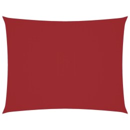 ŻAGIEL PRZECIWSŁONECZNY OGRODOWY WODOODPORNY MARKIZA TARAS 5X7 M CZERWONY