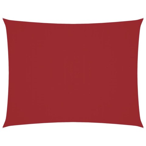 ŻAGIEL PRZECIWSŁONECZNY OGRODOWY WODOODPORNY MARKIZA TARAS 5X7 M CZERWONY