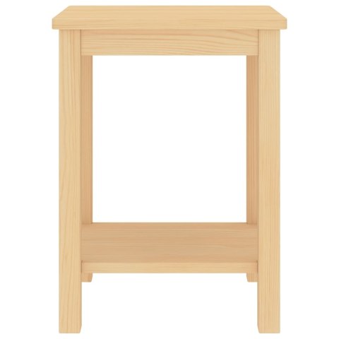 SZAFKA NOCNA NATURALNE DREWNO 35X30X47CM LITA SOSNA