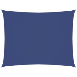 ŻAGIEL PRZECIWSŁONECZNY OGRODOWY WODOODPORNY MARKIZA TARAS 6X8 M NIEBIESKI