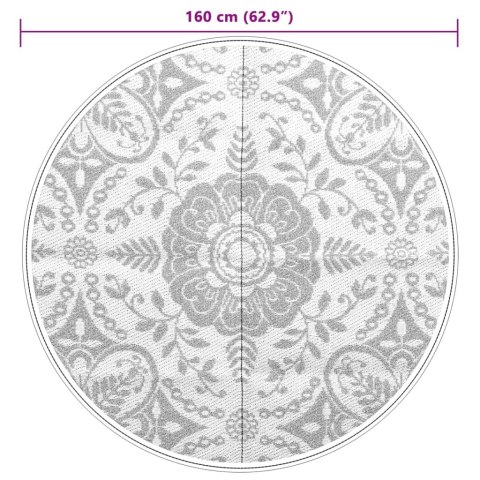 DYWAN NA ZEWNĄTRZ ARAKIL JASNOSZARY Ø160CM PP