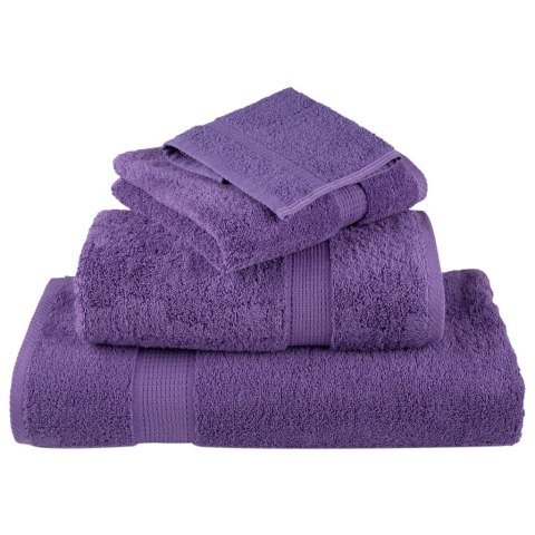 RĘCZNIKI PREMIUM SOLUND 10 SZT. FIOLETOWE 50X100CM 600 G/CM²