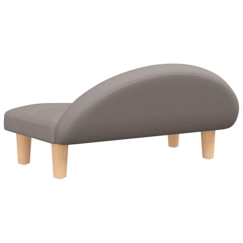 LEGOWISKO DLA PSA TAUPE 70X52X30CM OBITE TKANINĄ