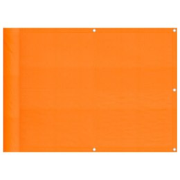 PARAWAN BALKONOWY POMARAŃCZOWY 75X700CM 100% POLIESTER OXFORD