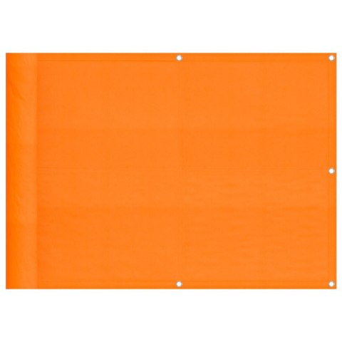 PARAWAN BALKONOWY POMARAŃCZOWY 75X700CM 100% POLIESTER OXFORD