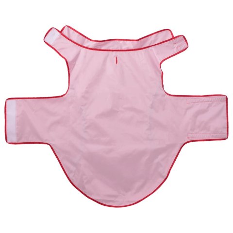 VidaXL Płaszcz przeciwdeszczowy dla psa z odblaskowymi paskami