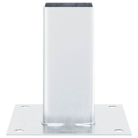 PODSTAWY SŁUPKÓW STAL OCYNK NA ALTANY PORĘCZE OGRODZENIA 4 SZT.