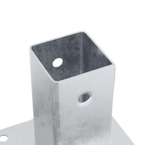 PODSTAWY SŁUPKÓW STAL OCYNK NA ALTANY PORĘCZE OGRODZENIA 4 SZT.