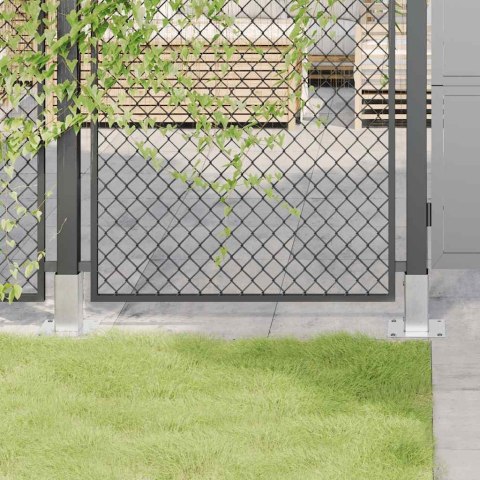 PODSTAWY SŁUPKÓW STAL OCYNK NA ALTANY PORĘCZE OGRODZENIA 4 SZT.