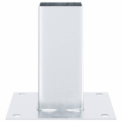 PODSTAWY SŁUPKÓW STAL OCYNK NA ALTANY PORĘCZE OGRODZENIA 4 SZT.