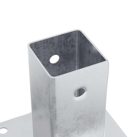 PODSTAWY SŁUPKÓW STAL OCYNK NA ALTANY PORĘCZE OGRODZENIA 4 SZT.