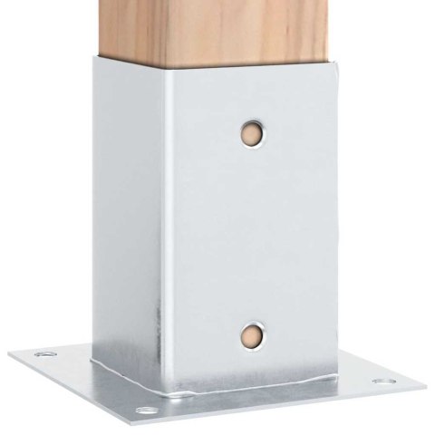 PODSTAWY SŁUPKÓW 4 SZT STAL OCYNK NA ALTANY PORĘCZE OGRODZENIA