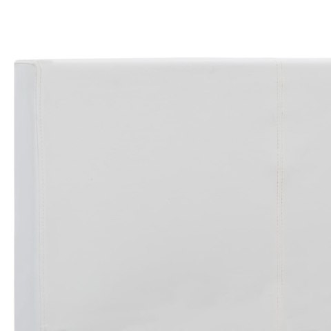 RAMA ŁÓŻKA BIAŁA SZTUCZNA SKÓRA 180X 200CM