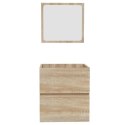 SZAFKA ŁAZIENKOWA Z LUSTREM DĄB SONOMA