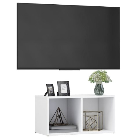 SZAFKA POD TV BIAŁA 72X35X36,5CM