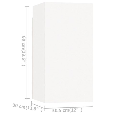 4-CZ. ZESTAW SZAFEK TV BIAŁY