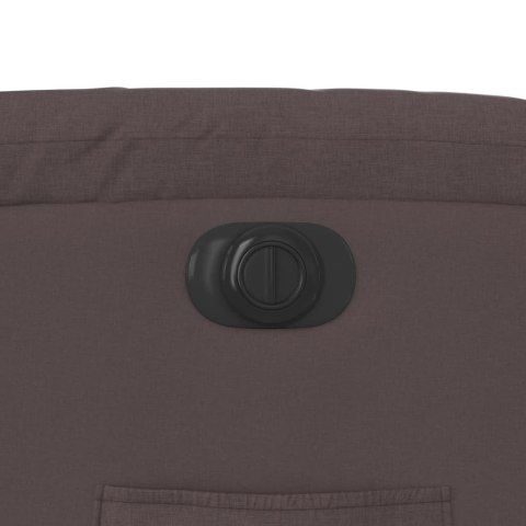 PODNOSZONY FOTEL MASUJĄCY ELEKTRYCZNY ROZKŁADANY BRĄZOWY